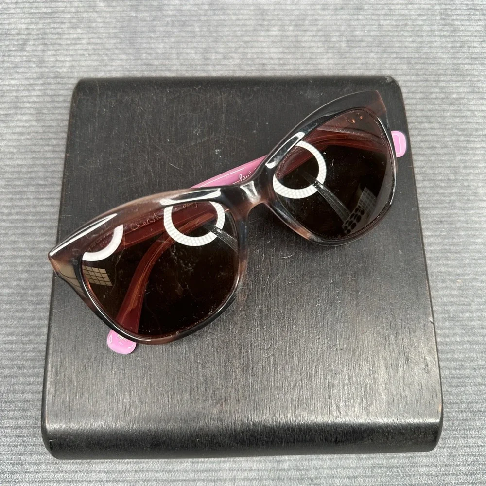 Paul Smith Aleister Y2K Sunglasses Brown Pink Cat Eye PM 8153-S 1089/73‎ Italy